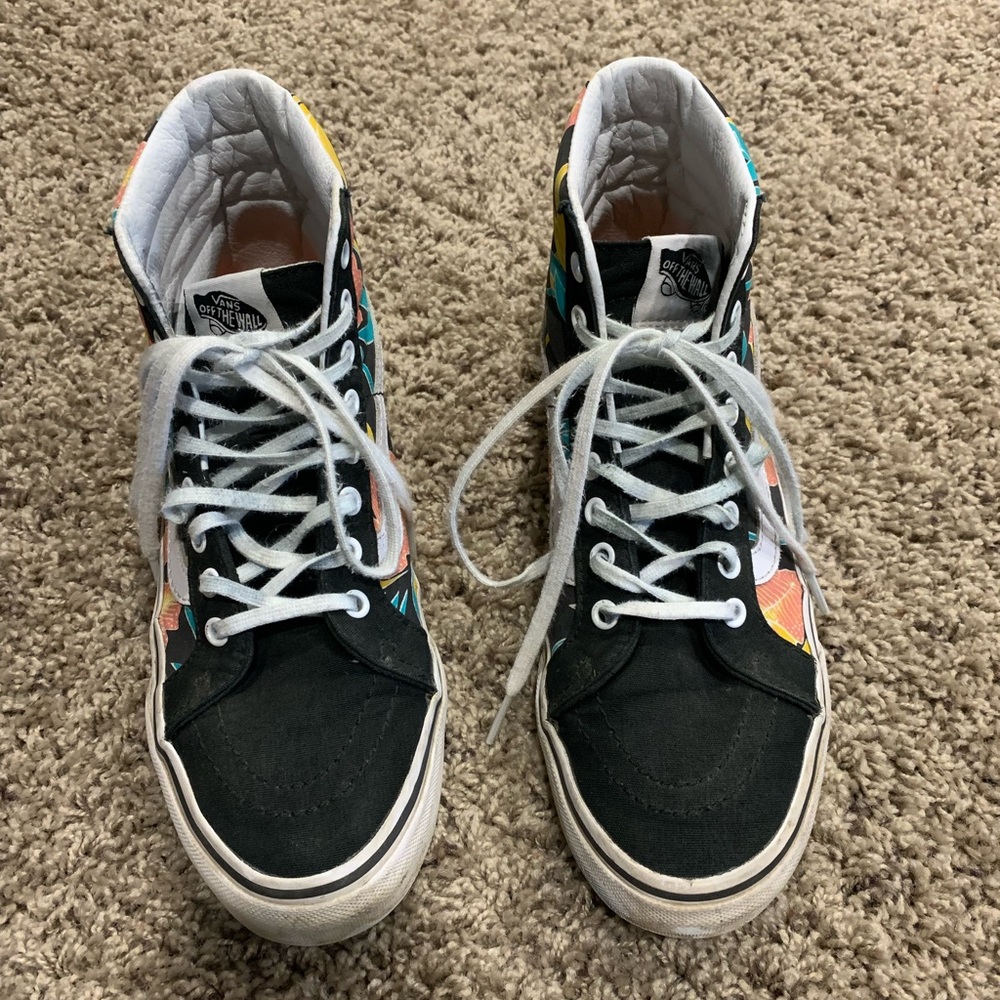 Floral High Top Vans!!